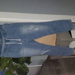 Satin Doll Pull Up Joggers Jean's